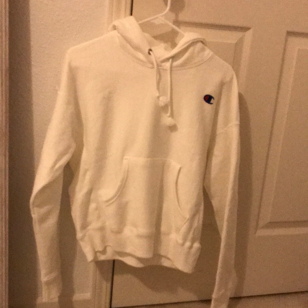 white champion hoodie